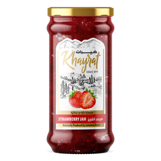 Khayrat Premium Lebanese Jam - Strawberry 450g